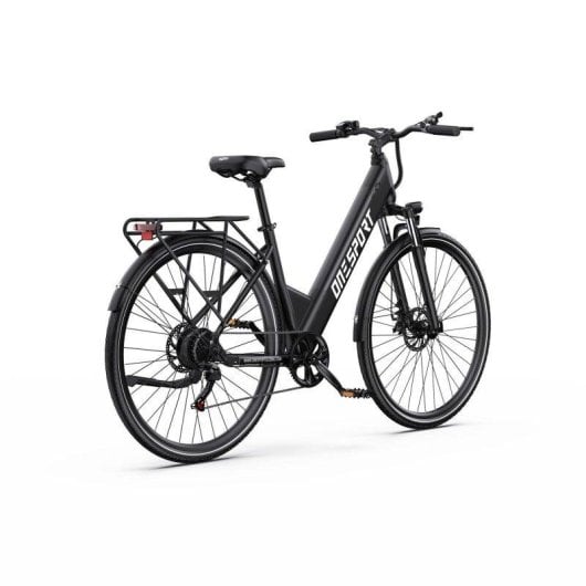 Bicicleta eléctrica OneSport OT12 motor 250 W batería 36 V 13 Ah gris