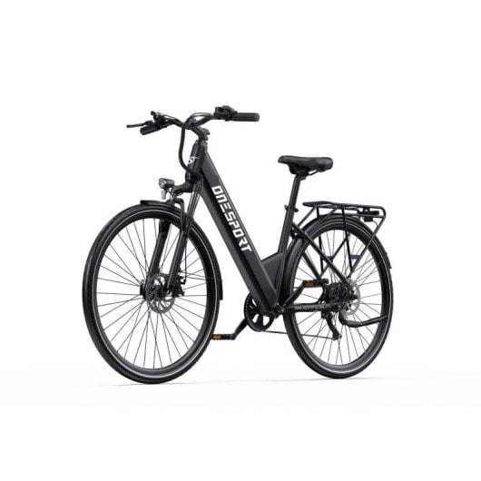 Bicicleta eléctrica OneSport OT12 motor 250 W batería 36 V 13 Ah gris