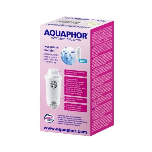 Filtre à eau AQUAPHOR A5 Mg 350 l Blanc Anticalibre BPA Indicateur