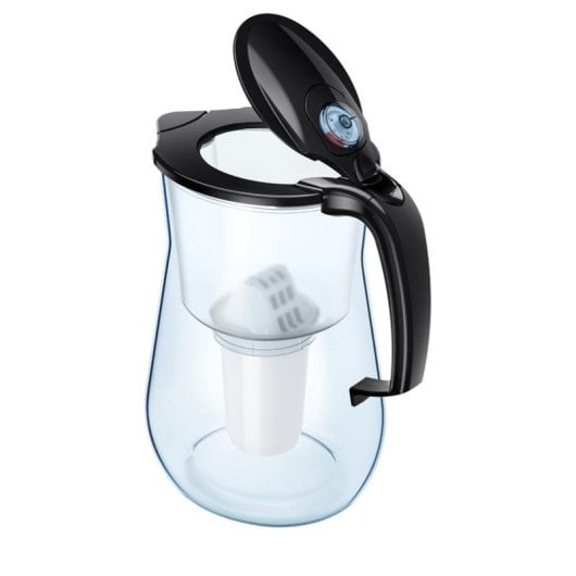 Jarra filtradora AQUAPHOR Provence 4,2 L octogonal resistente negra