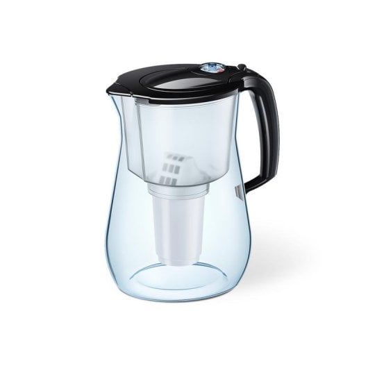 Jarra filtradora AQUAPHOR Provence 4,2 L octogonal resistente negra