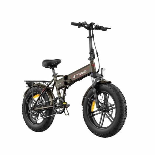 Bicicleta Elétrica ENGWE EP-2 Boost 250W Bateria 624Wh 20x4.0 Dobrável Castanha