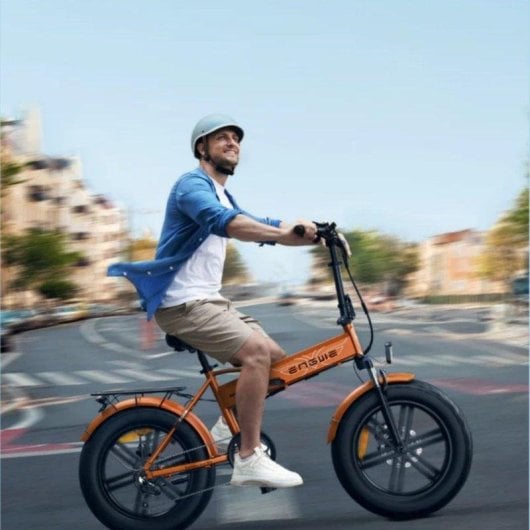Bicicleta Elétrica ENGWE EP-2 Boost 250W Bateria 624Wh 20x4.0 Dobrável Castanha