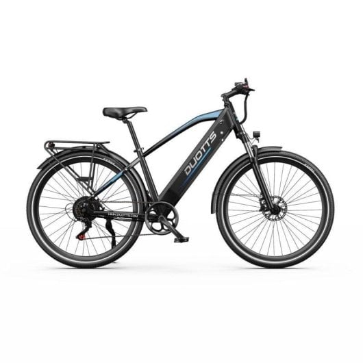Bicicleta eléctrica DUOTTS C29 Max motor 250 W batería 48 V 18 Ah freno hidráulico azul-negro
