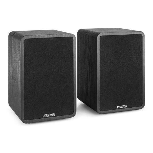 Altavoces Fenton Estantería Cableados 200 W Bass Reflex Black