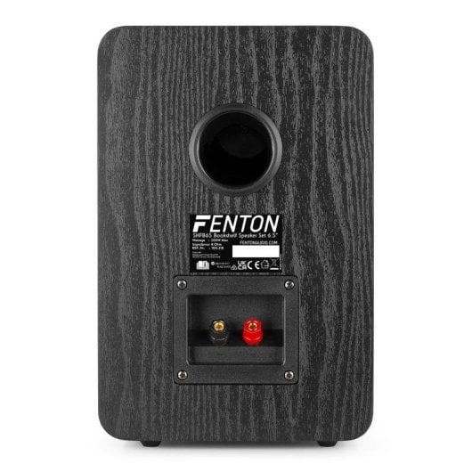 Altavoces Fenton Estantería Cableados 200 W Bass Reflex Black