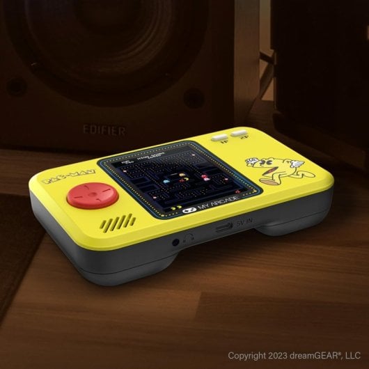 Dreamgear Pocket Player Pro + Travel Case Pac-Man Retro Portátil Estuche Viaje Amarilla