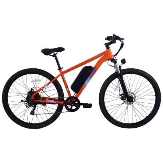 Bicicleta eléctrica PVY M29 Motor 250 W Batería 48 V 17,5 Ah Ruedas 29" Naranja