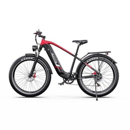 Bicicleta eléctrica DUOTTS F26 Lite Motor 500 W batería 48 V 18 Ah neumáticos 26" freno hidráulico negra roja