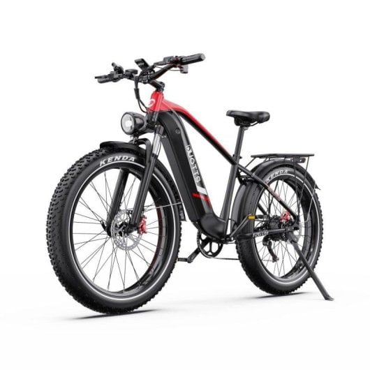 Bicicleta eléctrica DUOTTS F26 Lite Motor 500 W batería 48 V 18 Ah neumáticos 26" freno hidráulico negra roja