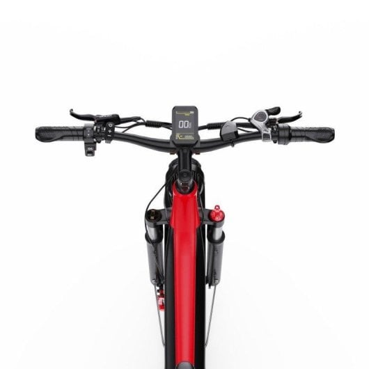 Bicicleta eléctrica DUOTTS F26 Lite Motor 500 W batería 48 V 18 Ah neumáticos 26" freno hidráulico negra roja