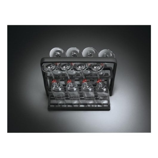 Geschirrkorb AEG A9SZGB01 Graues Kunststoff Klappdesign für 8 Weingläser