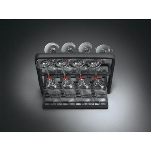 Geschirrkorb AEG A9SZGB01 Graues Kunststoff Klappdesign für 8 Weingläser