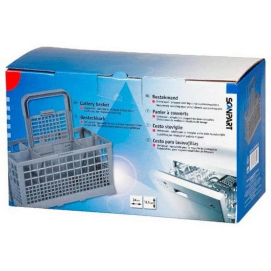 Geschirrkorb SCANPART 1125510401 Universal Kunststoff Grau 245x135 mm