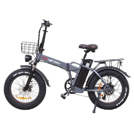 Bicicleta eléctrica Drvetion AT20 motor 750W batería 48V 20Ah plegable gris