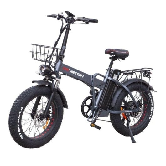 Bicicleta eléctrica Drvetion AT20 motor 750W batería 48V 20Ah plegable gris