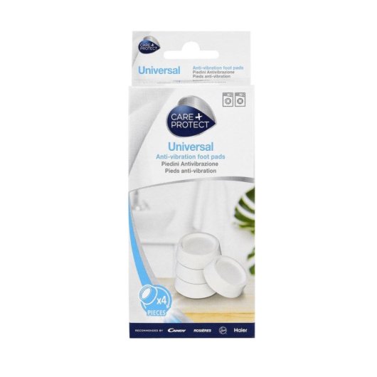 Base Antivibração Care + Protect CAF1001 Borracha Compatível Universal 4 Peças