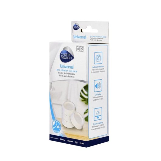 Base Antivibração Care + Protect CAF1001 Borracha Compatível Universal 4 Peças