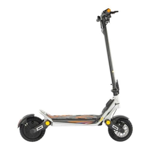 Trottinette électrique KuKirin A1 800W Autonomie 45km Pneus 10 pouces Frein à disque Argent