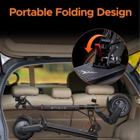 Patinete électrique ENGWE Y400 750W Autonomie 40km Roues 10" Suspension C-type Noir Rouge