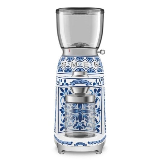 Moulin à café SMEG CGF01DGBEU Blu Mediterraneo 350g Fresa inox 30 niveaux