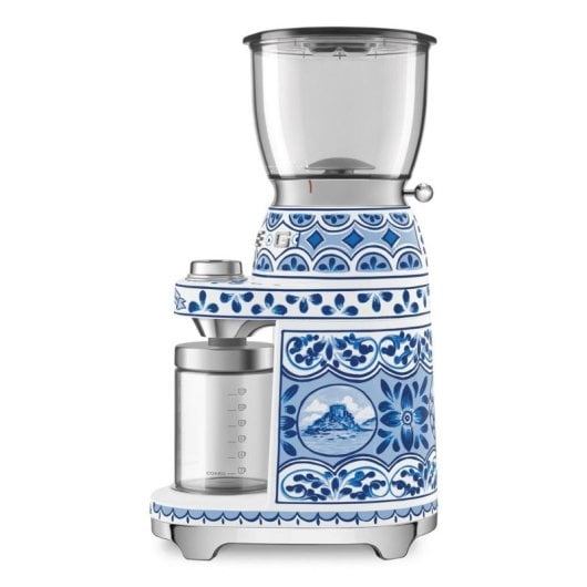 Moulin à café SMEG CGF01DGBEU Blu Mediterraneo 350g Fresa inox 30 niveaux
