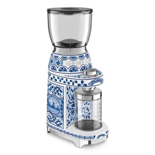 Moulin à café SMEG CGF01DGBEU Blu Mediterraneo 350g Fresa inox 30 niveaux