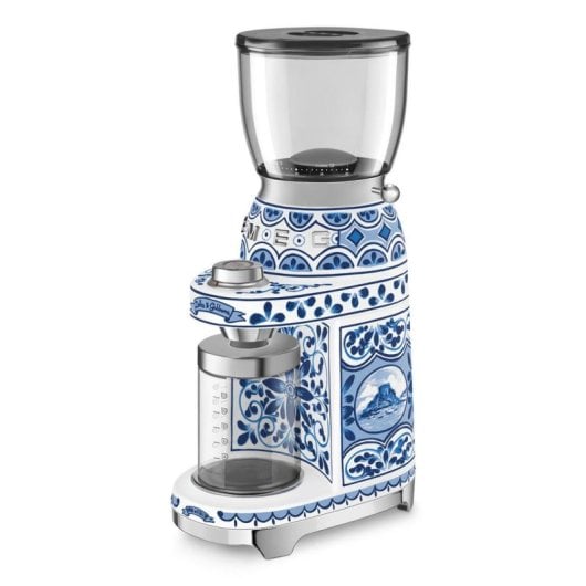 Moulin à café SMEG CGF01DGBEU Blu Mediterraneo 350g Fresa inox 30 niveaux
