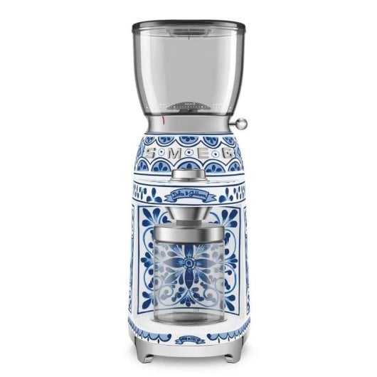 Moulin à café SMEG CGF01DGBEU Blu Mediterraneo 350g Fresa inox 30 niveaux