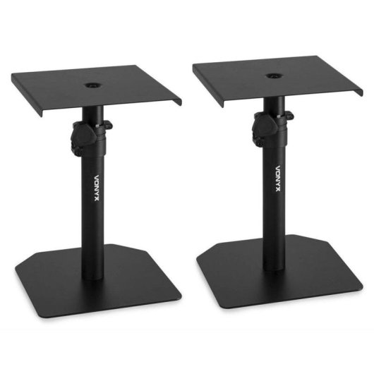Soporte de altavoz Vonyx SMS10 ajustable para monitores de estudio, carga 20 kg