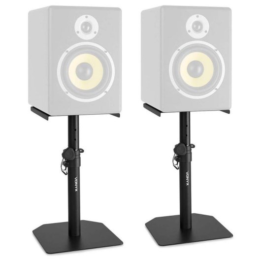 Soporte de altavoz Vonyx SMS10 ajustable para monitores de estudio, carga 20 kg