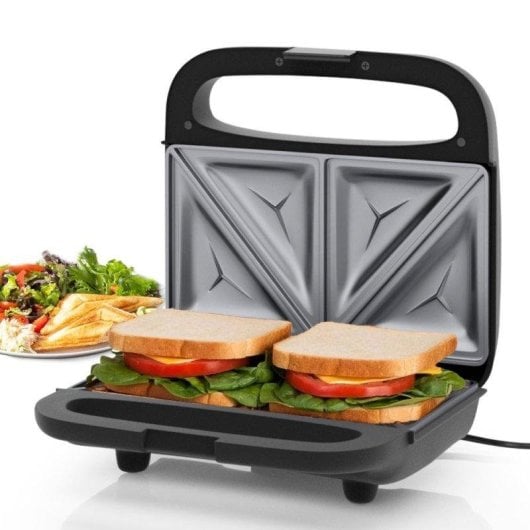 Sandwichmaker SUPERLEX Ssw001de 750W Antihaftplatten automatische Temperatur schwarz