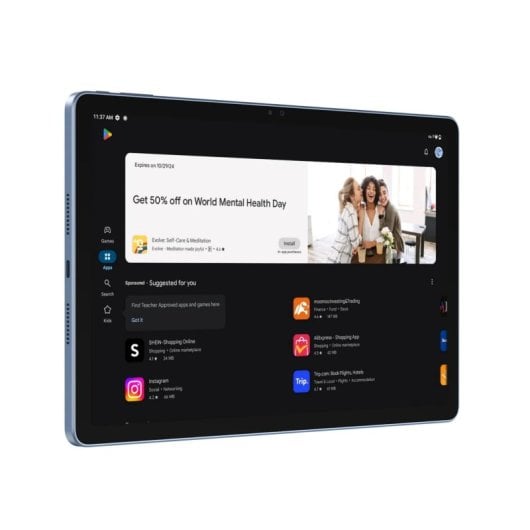 Tablette Alldocube iPlay 60 Pro 10,95" Android 14, 16 Go RAM, 128 Go, batterie 7 000 mAh, bleue