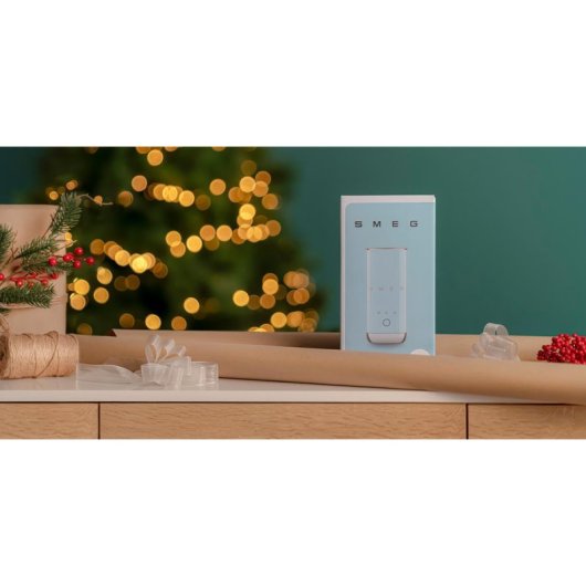 Espumador de leche SMEG MFF02BLEU 500 W cerámica apagado automático negro