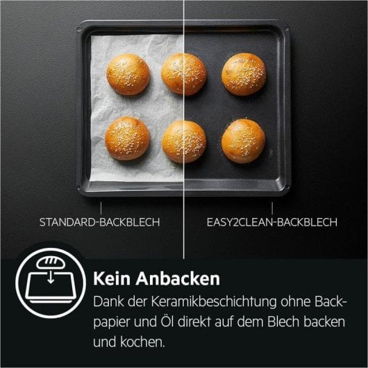 Backblech AEG A9OOAF11 antihaftbeschichtet PTFE 466x385x22mm