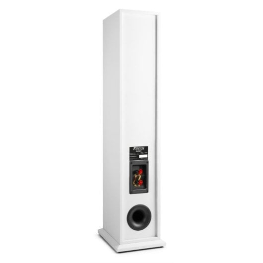 Altavoces Fenton Torre Cableados 500W blancos Bass Reflex 3 vías