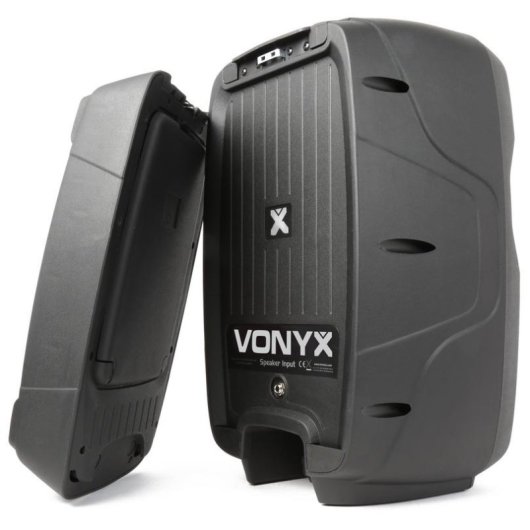Altavoces Vonyx De 2 Vías Cableados 300W con bluetooth y mezclador integrado
