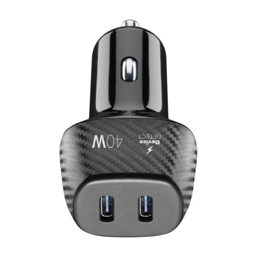 Caricatore auto Cellularline Car Multipower DUO CBRUSB2PD40WK 2xUSB-C 40W Nero