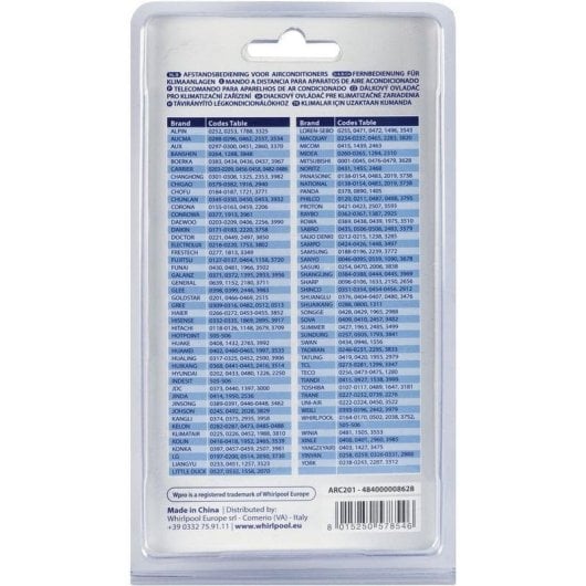 Mando à distância WPRO ARC200 Universal para Ar Condicionado com Ecrã LCD