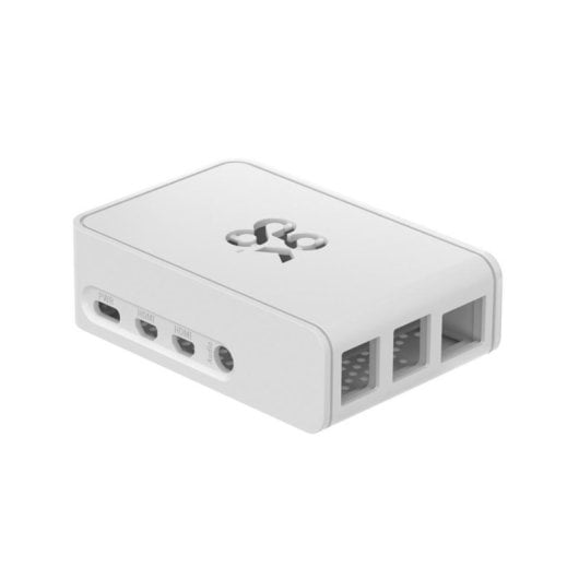 Caja Raspberry Pi Okdo ASM-1900138-11 blanca ABS compatible Pi 4 compacta