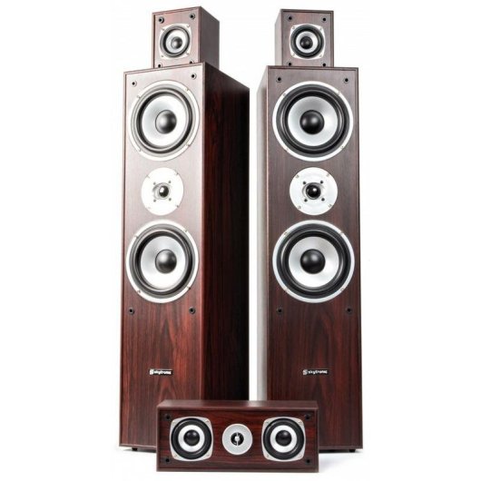 Fenton HF5W Home Cinema 5.0 335W RMS Pasivo Montable en Pared Marrón Nogal