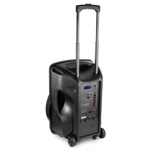 Altavoces Fenton Altavoz de chão Bluetooth 800W com luzes LED e microfone