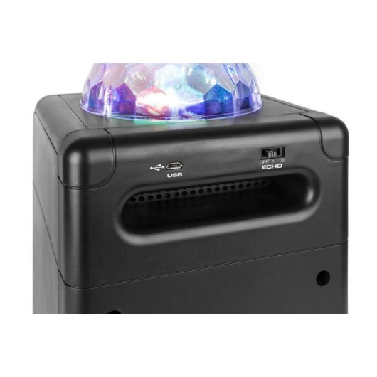 Altavoces Vonyx Karaoke Inalámbricos y alámbricos 50W con Bluetooth y luces LED