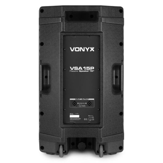 Enceintes Vonyx 2 voies câble 1000W ABS portable DJ roues