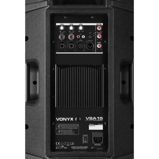 Altavoces Vonyx Activos Inalámbricos 1000W Bi-amplificados con entradas múltiples