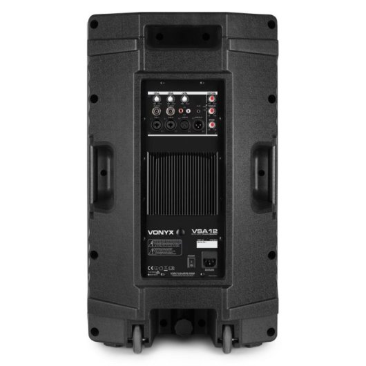 Altavoces Vonyx 2 vías cableados 800W ABS biamplificados uso DJ y escenario
