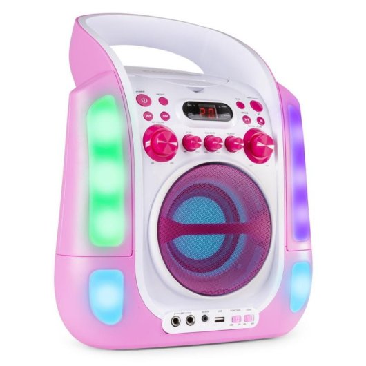 Altavoces Fenton Karaoke Bluetooth 50W con luces y doble micrófono