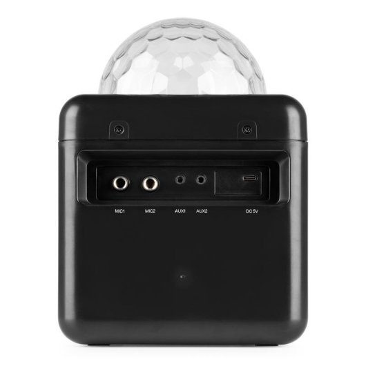 Altavoces Fenton Karaoke Portátil Bluetooth 15W con luces LED y 2 micrófonos
