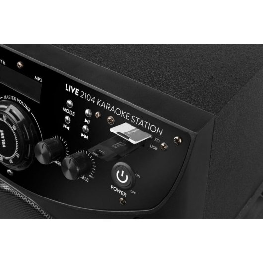 Haut-parleurs Fenton Karaoke Bluetooth 400W avec effets LED et 2 micros