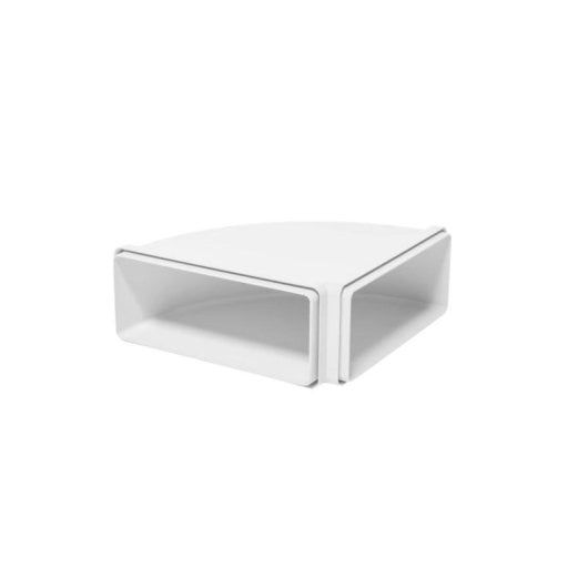 Codo Conetor Campana Electrolux M2CKCF04 Branco Compatível AEG 245x245x95mm